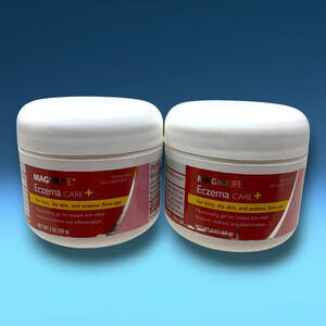 Lot 2 x MagniLife Eczema Care For Itching Dermatitis Flare Ups 2 oz Each Sealed